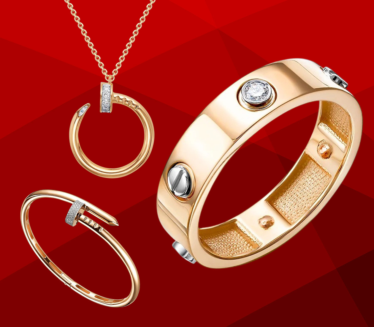 Подборка украшений в стиле Cartier